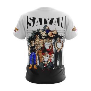 Dragon Ball - Saiyan Gang Unisex 3D T-shirt   