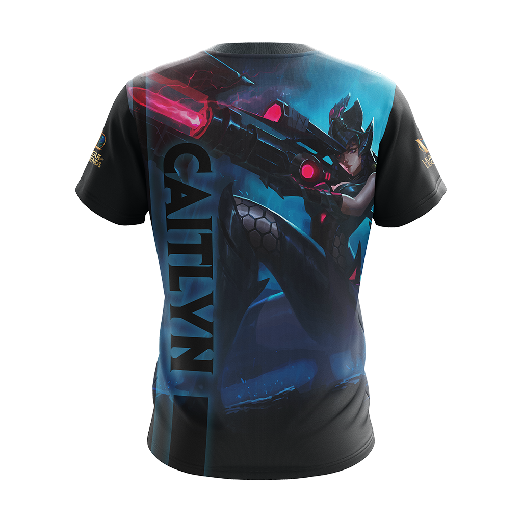 League of Legends - Caitlyn Champion Unisex 3D T-shirt   