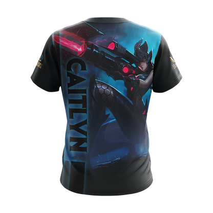 League of Legends - Caitlyn Champion Unisex 3D T-shirt   