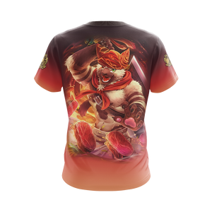 Monster Hunter Meowscular Chef Unisex 3D T-shirt   