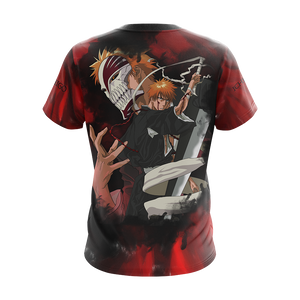 Bleach Kurosaki Ichigo Unisex 3D T-shirt Zip Hoodie Pullover Hoodie   