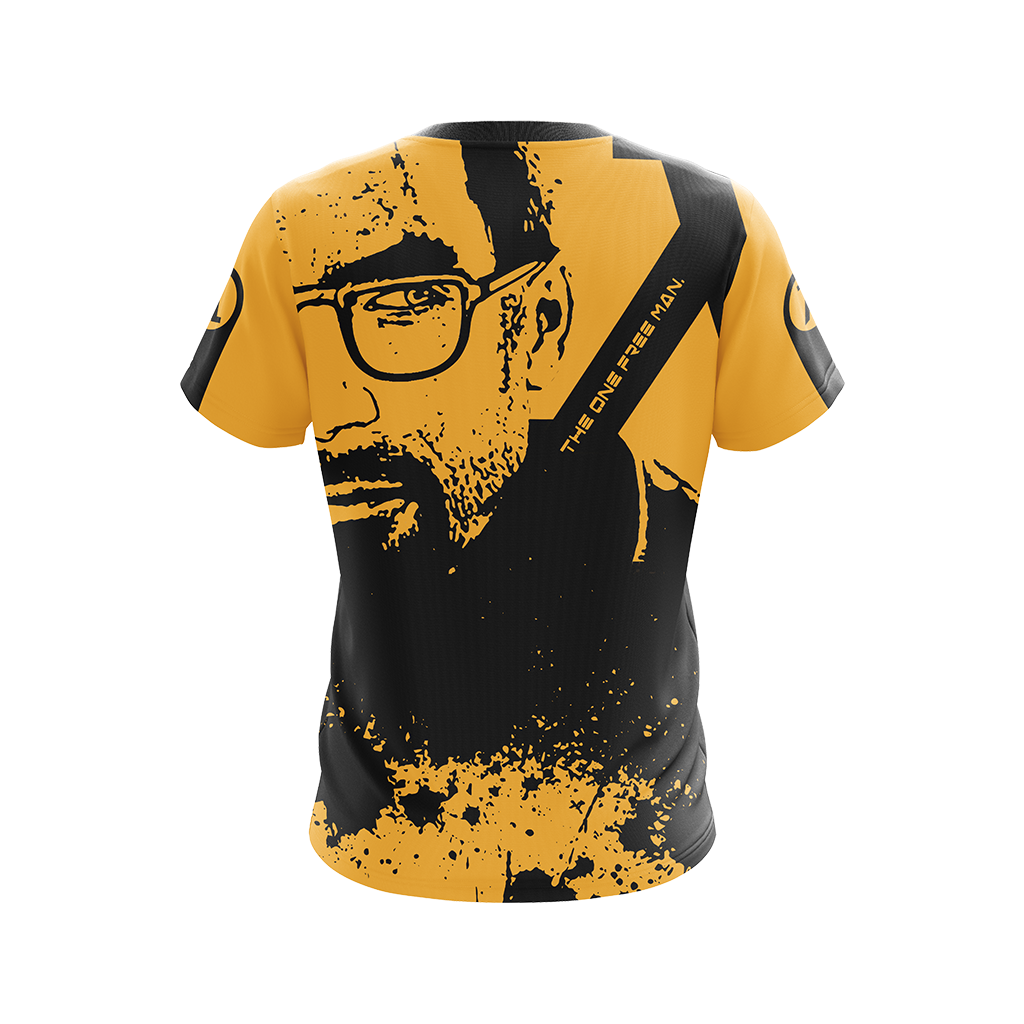 Half-Life - The One Free Man Unisex 3D T-shirt   