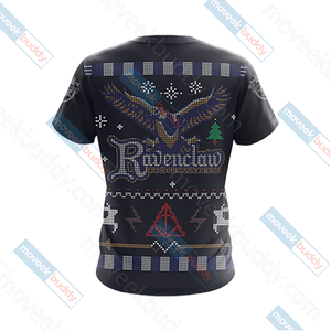 Harry Potter Wise Like A Ravenclaw Winter Style Unisex 3D T-shirt   