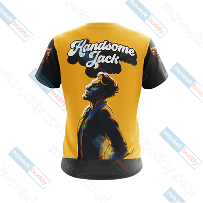 Borderlands - Handsome Jack  New Unisex 3D T-shirt   