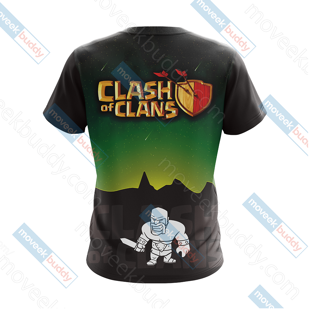 Clash of Clans Unisex 3D T-shirt   