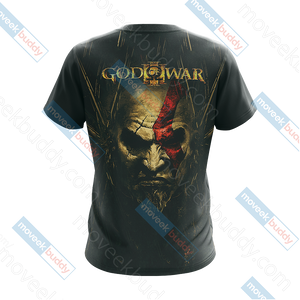 God Of War 3 Kratos Unisex 3D T-shirt   