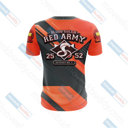Halo - Red Team New Unisex 3D T-shirt   