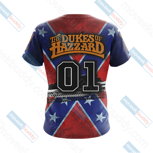 The Dukes Of Hazzard General Lee Unisex 3D T-shirt   