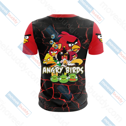 Angry Birds Unisex 3D T-shirt   
