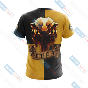 Hufflepuff Badgers Harry Potter New Look Unisex 3D T-shirt   