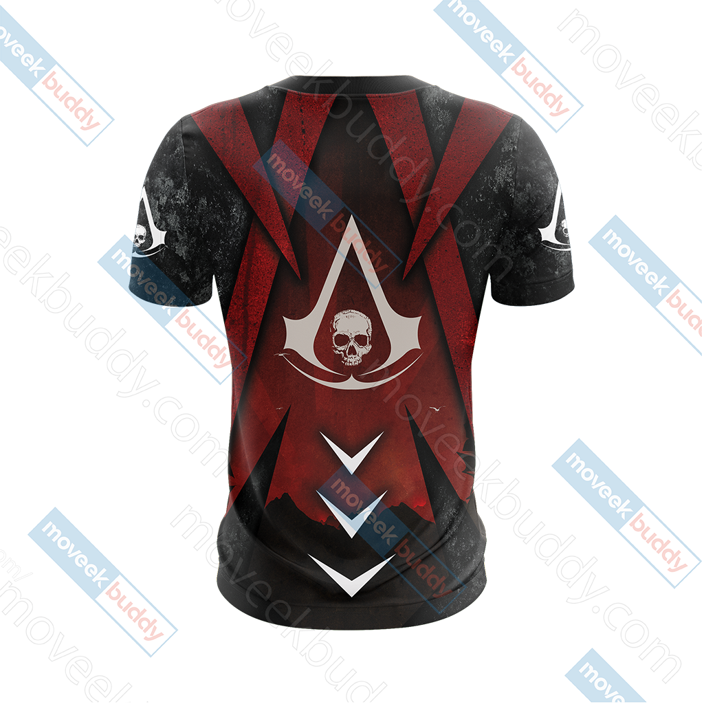 Assassin's Creed Black Flag Unisex 3D T-shirt   