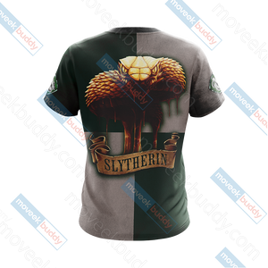 Slytherin Serpent Harry Potter New Look Unisex 3D T-shirt   