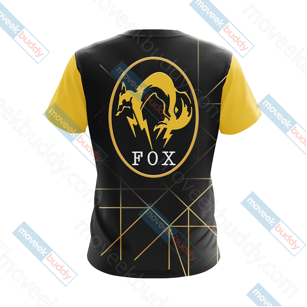 Metal Gear Solid V - FOX Unit Crest Unisex 3D T-shirt   
