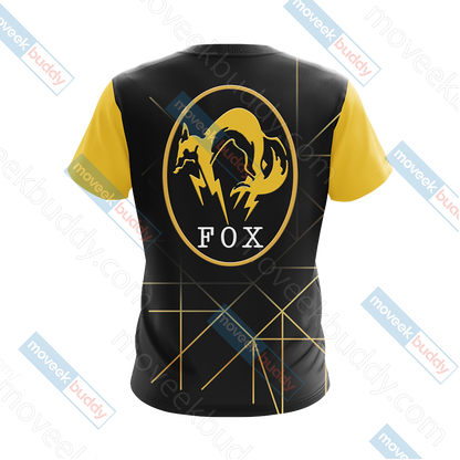 Metal Gear Solid V - FOX Unit Crest Unisex 3D T-shirt   