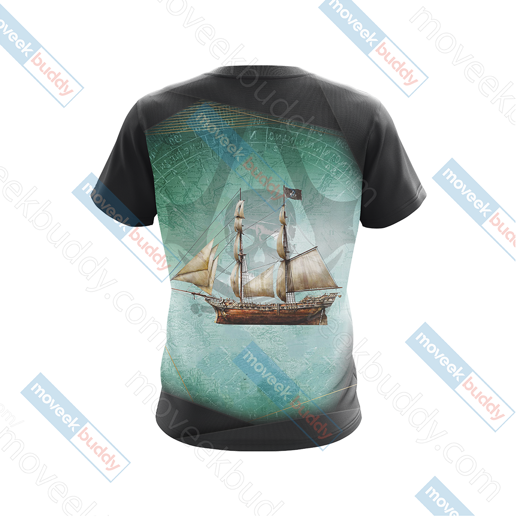 Assassin's Creed IV Black Flag New Unisex 3D T-shirt   