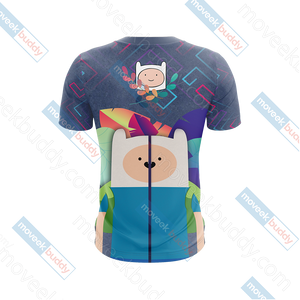 Adventure Time - Finn The Human Unisex 3D T-shirt   