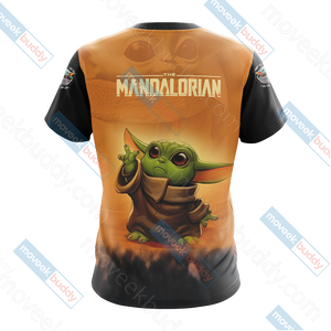 Star Wars The Mandalorian Baby Yoda Unisex 3D T-shirt   