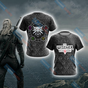 The Witcher Wild Hunt Unisex 3D T-shirt   