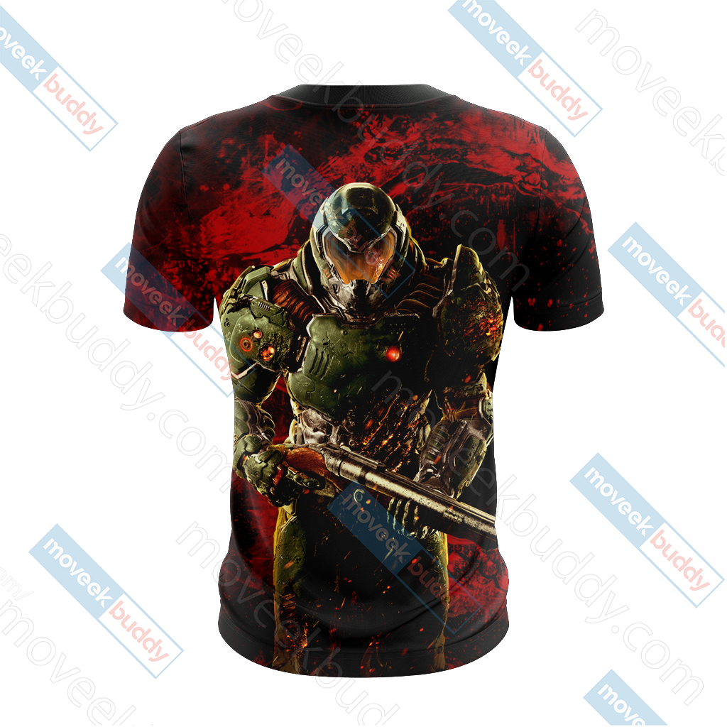 Doom - Doomguy Unisex 3D T-shirt   