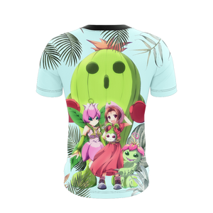 Digimon Palmon Evolution Line Unisex 3D T-shirt   