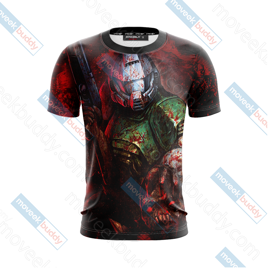Doom - Doomguy Unisex 3D T-shirt   