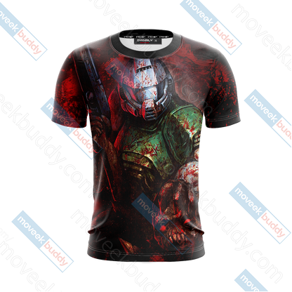 Doom - Doomguy Unisex 3D T-shirt   
