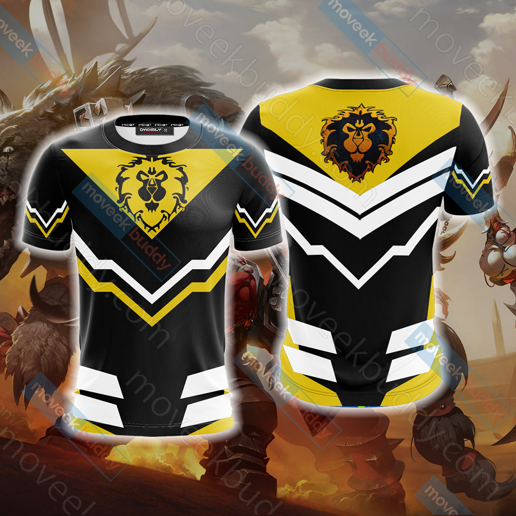 World Of Warcraft - Alliance New Version Unisex 3D T-shirt S  