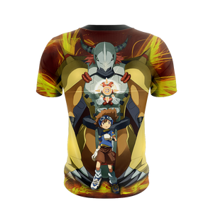 Digimon Greymon And Yagami Taichi 3D T-shirt   