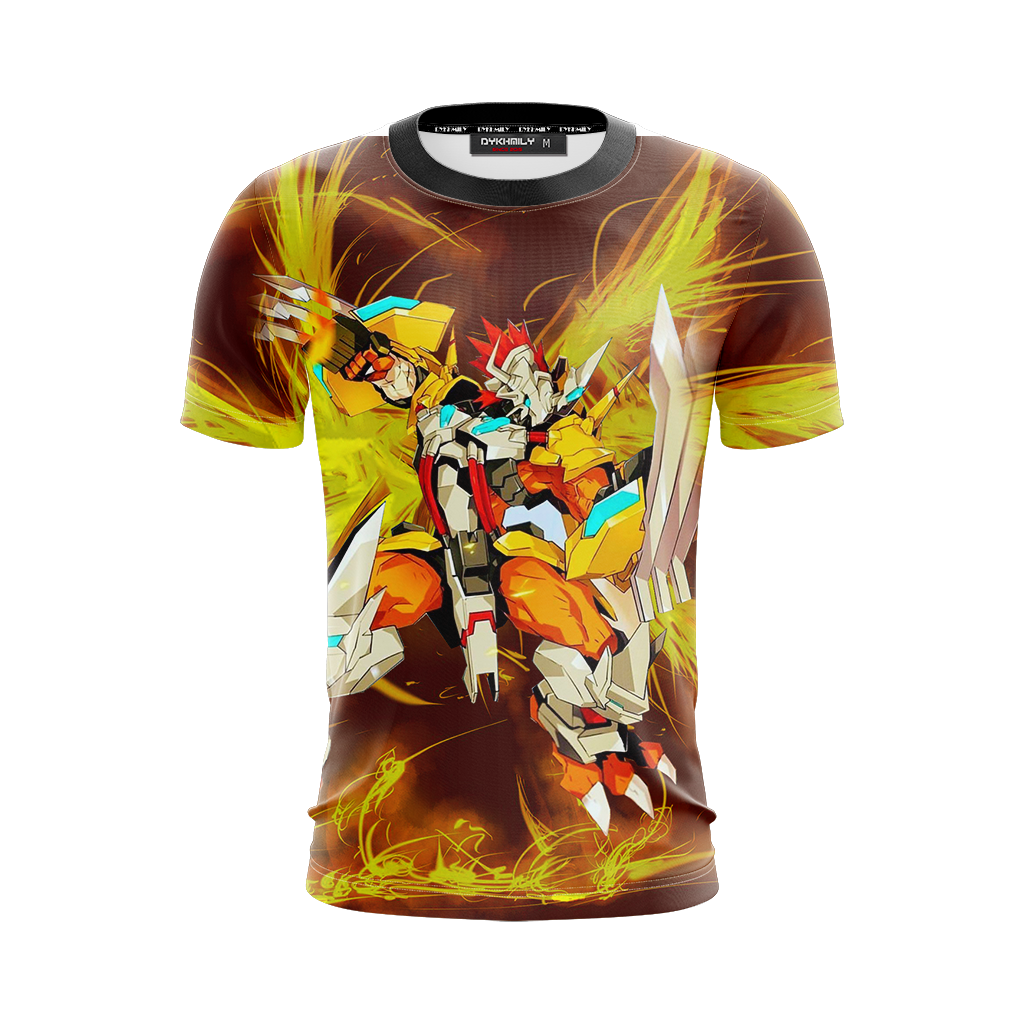 Digimon Greymon And Yagami Taichi 3D T-shirt   