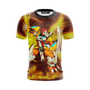 Digimon Greymon And Yagami Taichi 3D T-shirt   