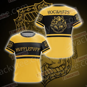 Harry Potter - Hufflepuff House Wacky New Style Unisex 3D T-shirt   