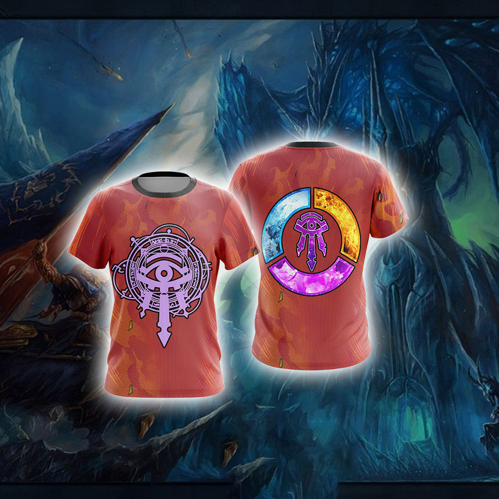 World Of Warcraft - Arcane Mage New Unisex 3D T-shirt   