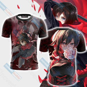 RWBY Ruby Rose New Look 3D T-shirt   