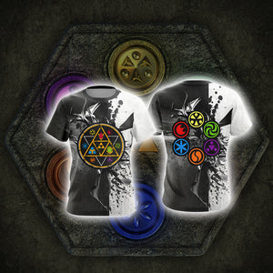 The Legend of Zelda - Sage Medallions Unisex 3D T-shirt T-shirt S 