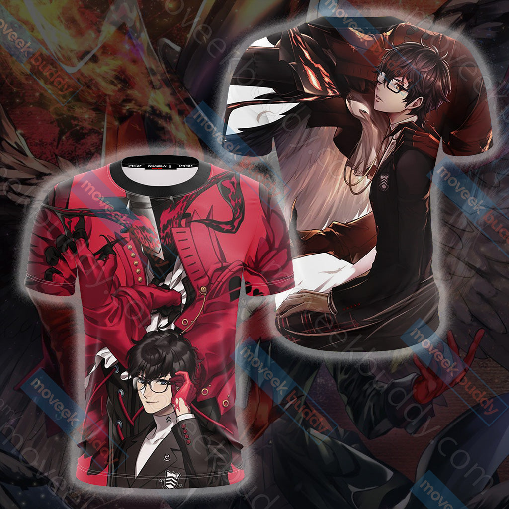Persona 5 Joker And Arsen Unisex 3D T-shirt   