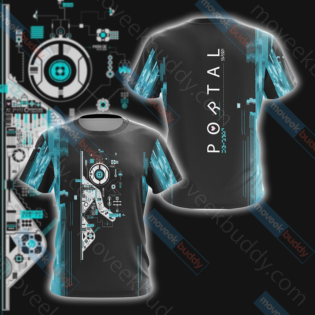 Portal New Unisex 3D T-shirt S  