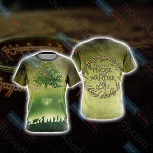 Lord Of The Ring - Not all those who wander are lost Unisex 3D T-shirt   