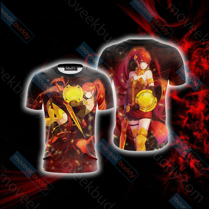 RWBY Pyrrha Nikos Unisex 3D T-shirt   