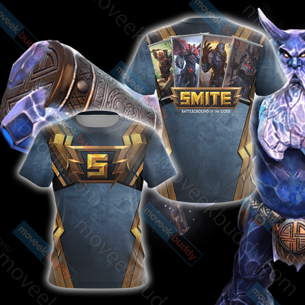 Smite (video game) Unisex 3D T-shirt   