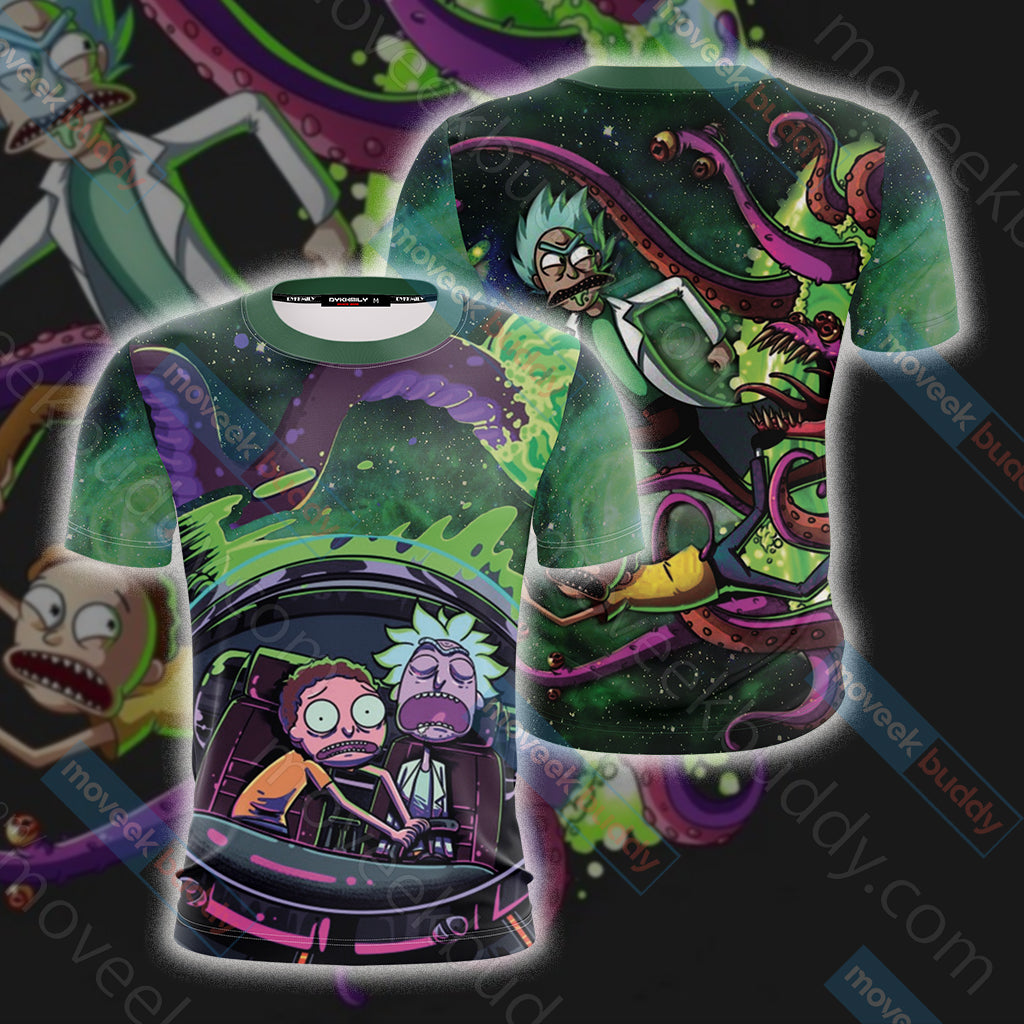 Rick and Morty Unisex 3D T-shirt US/EU S (ASIAN L)  