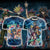 Yu-Gi-Oh! 5D's Unisex 3D T-shirt   