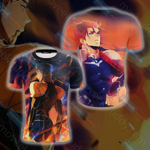Fate/Stay Night Lancer 3D T-shirt S  