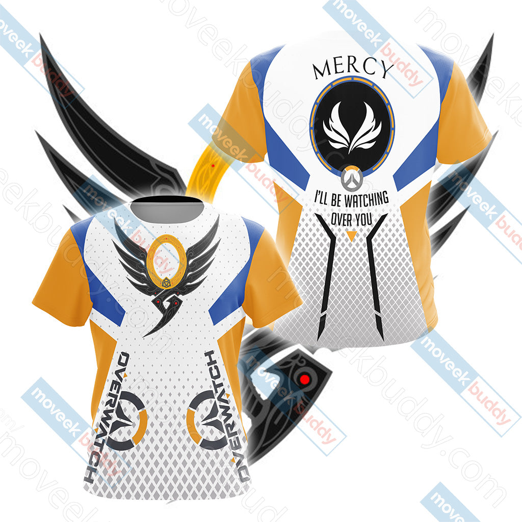 Overwatch - Mercy Valkyrie Unisex 3D T-shirt   