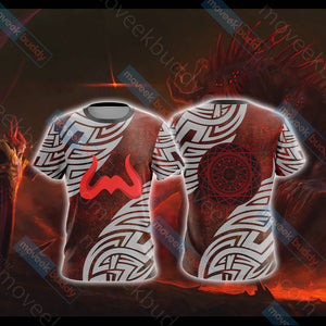 RuneScape - Zamorak symbol Unisex 3D T-shirt   