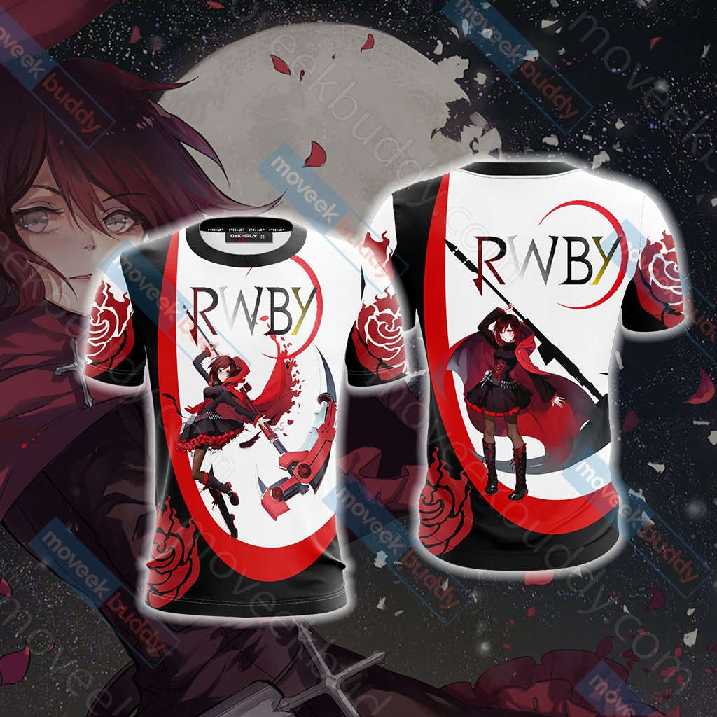 RWBY - Ruby Rose New Unisex 3D T-shirt   