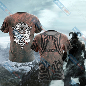 The Elder Scrolls - Winterhold Unisex 3D T-shirt   