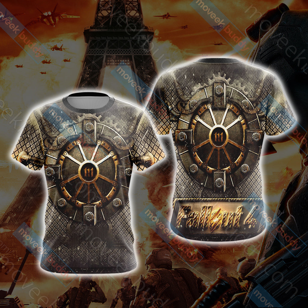 Fallout 4 Unisex 3D T-shirt US/EU S (ASIAN L)  