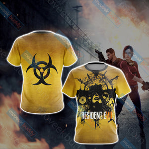 Resident Evil 7 Biohazard Unisex 3D T-shirt US/EU S (ASIAN L)  