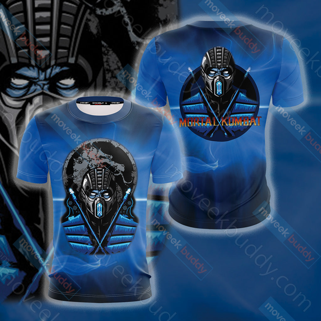 Mortal Kombat Subzero New Look Unisex 3D T-shirt S  