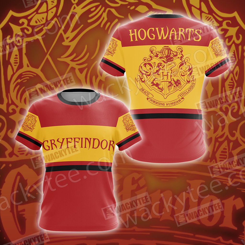 Harry Potter - Gryffindor House Wacky New Style Unisex 3D T-shirt   